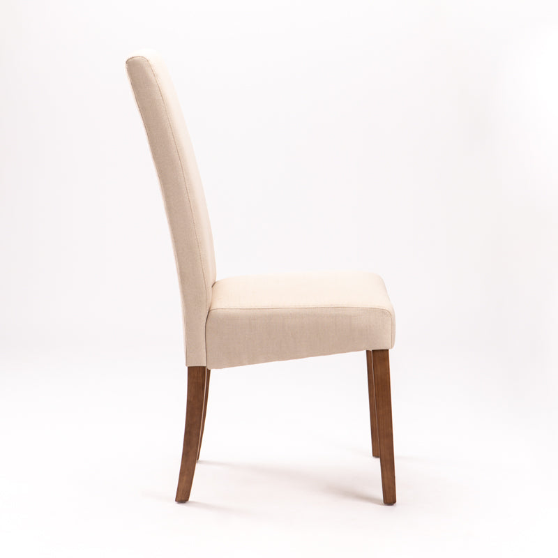 Pappa Deluxe Fabric Dining Chair - Cream