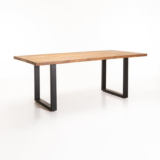 Funi Solid Wood Dining Table - 8 Seater