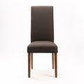 Pappa Deluxe Fabric Dining Chair - Charcoal