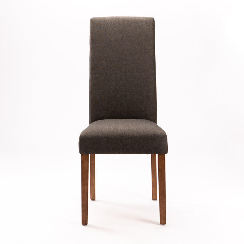 Pappa Deluxe Fabric Dining Chair - Charcoal