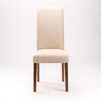 Pappa Deluxe Fabric Dining Chair - Cream