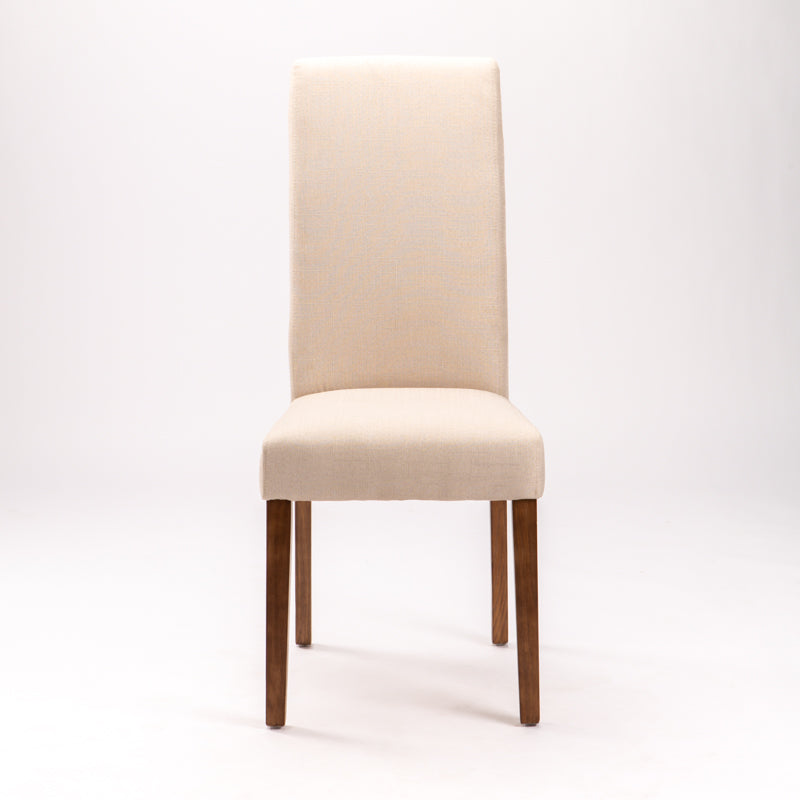 Pappa Deluxe Fabric Dining Chair - Cream
