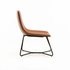Armriti Leather Chair - Brown