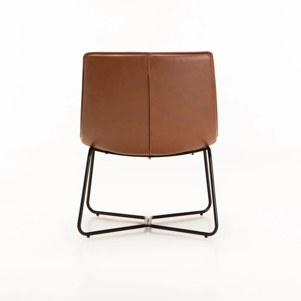 Armriti Leather Chair - Brown