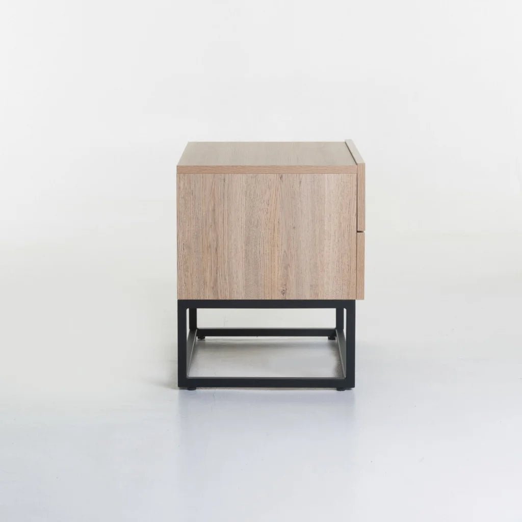 Azrael 2  Drawer Pedestal - Oak