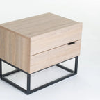 Azrael 2  Drawer Pedestal - Oak