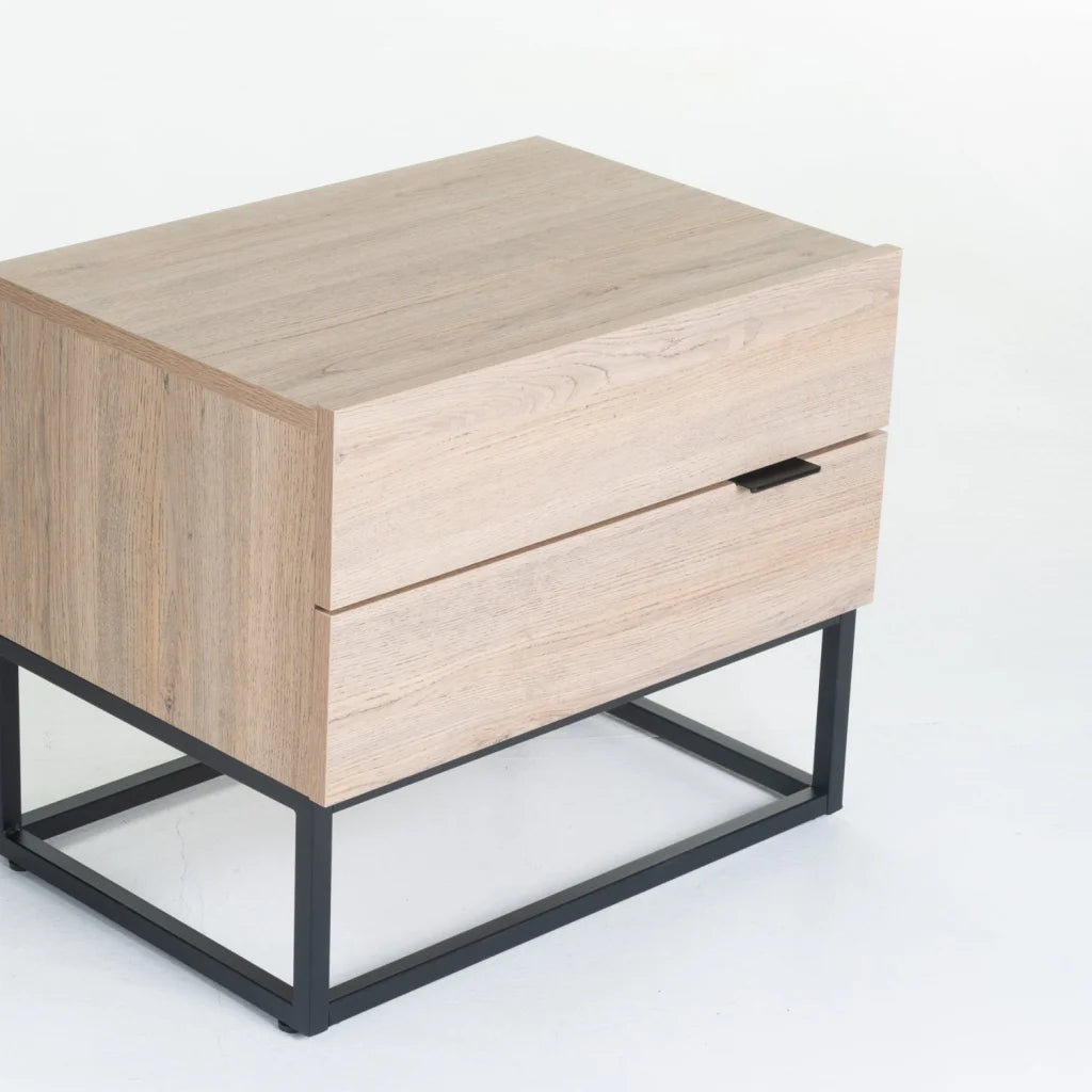 Azrael 2  Drawer Pedestal - Oak