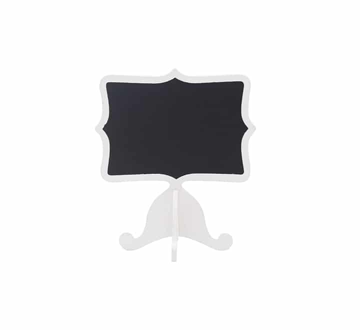 Wooden Table Number Chalkboard