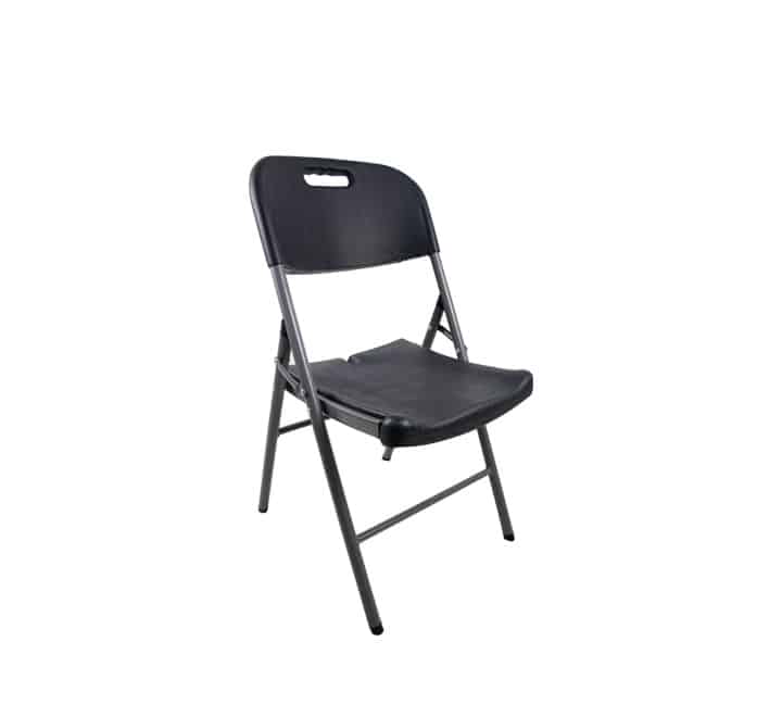 Plastic Folding Chair - Black
