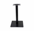 Square Cafe Table Base Matt Black