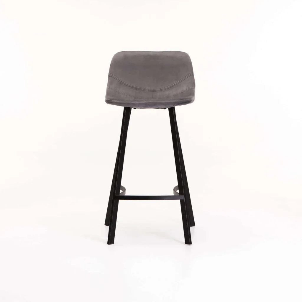 Ballito Velvet Kitchen Stool