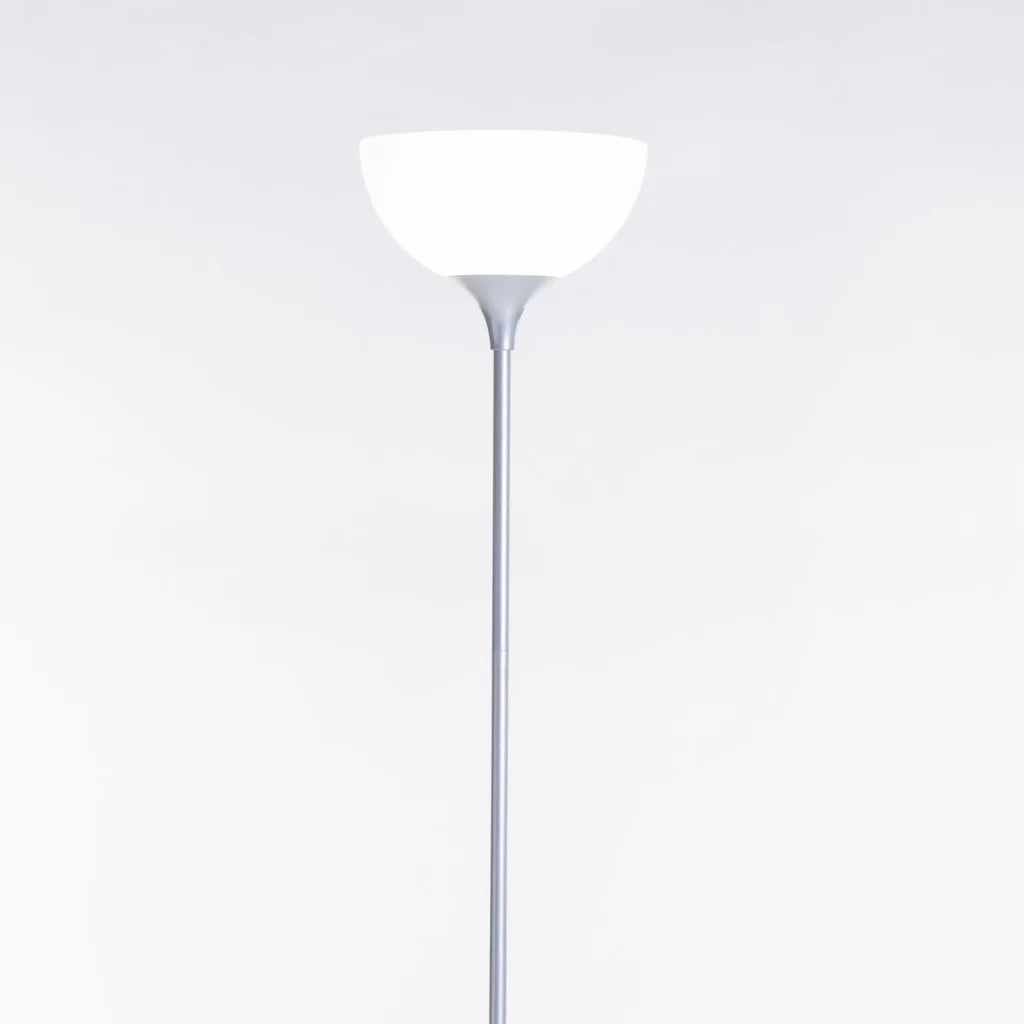 Bova Grey Metal - WhiteAcrylic Shade 180cm H