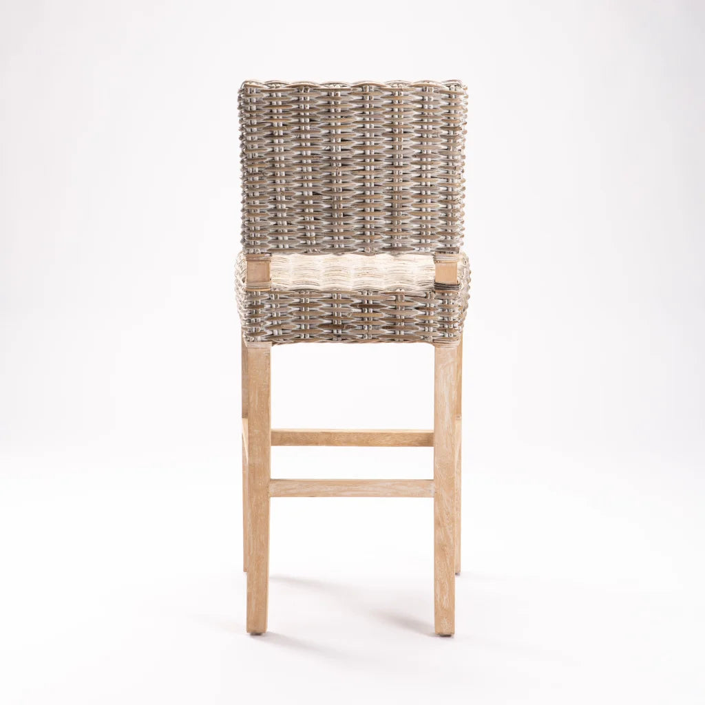 Brandy Whitewash Kitchen Stool