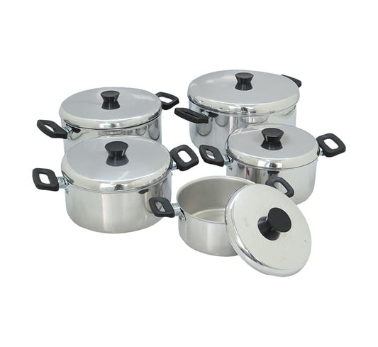 Oli Aluminium Pot Set 10pc