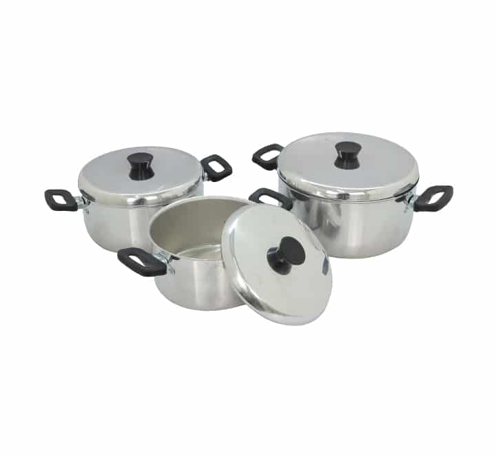 Oli Aluminium Pot Set 6pc