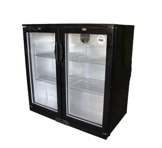 2 Door Underbar Fridge 900mm