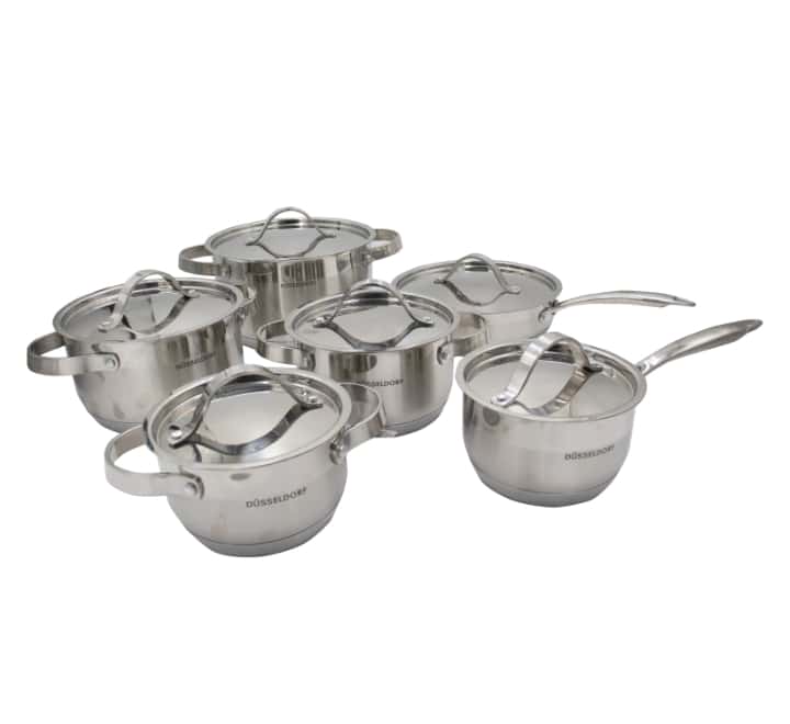12pc Dusseldorf Cookware Pot Set