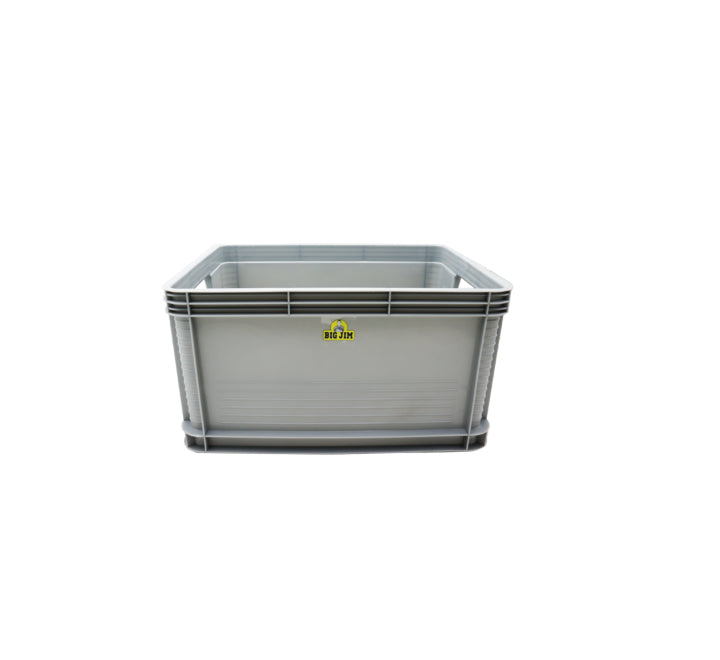 Grey Plastic Crate 22L