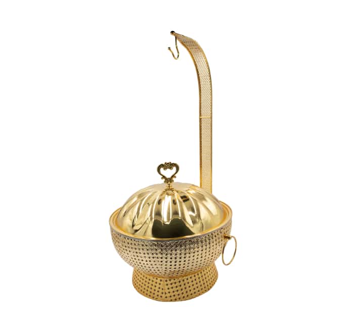 Gold Round Hanging Chafing Dish