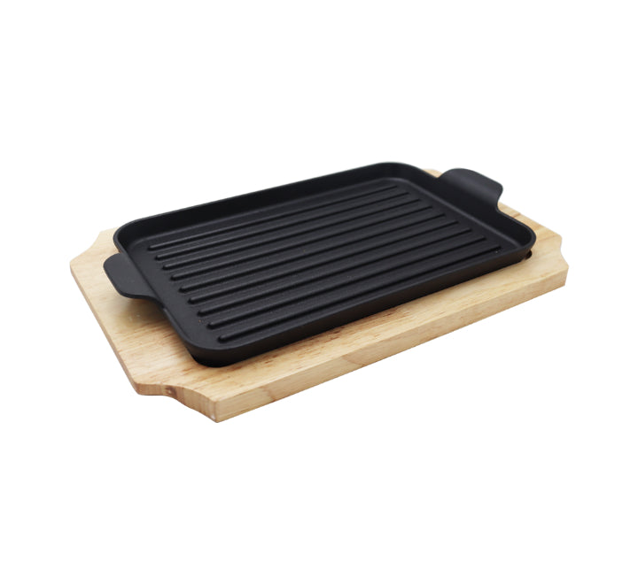 Cast Iron Rectangular Sizzler Grill Pan