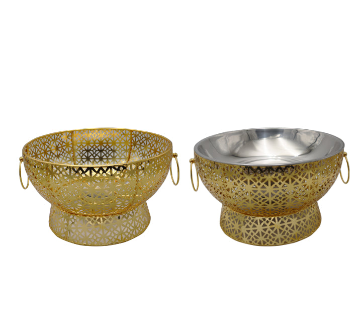 Round Chafing Dish with Hanging Lid