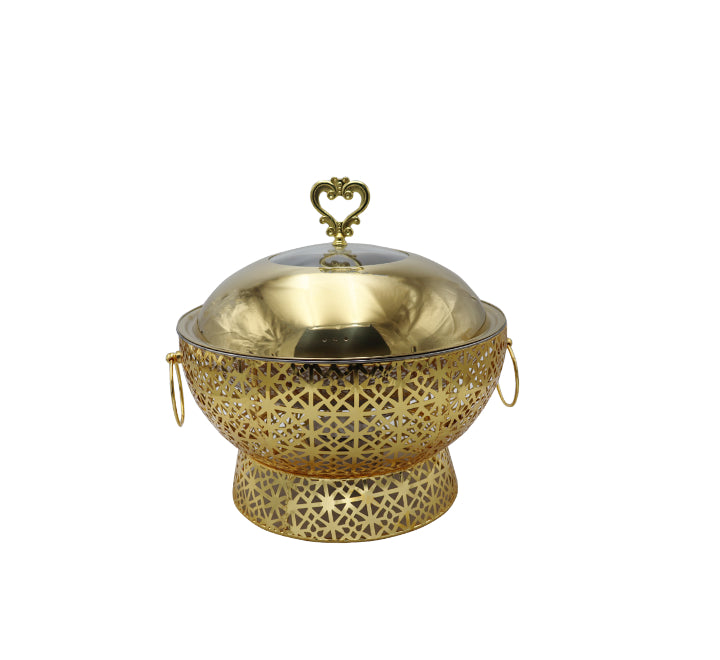 Round Chafing Dish with Hanging Lid