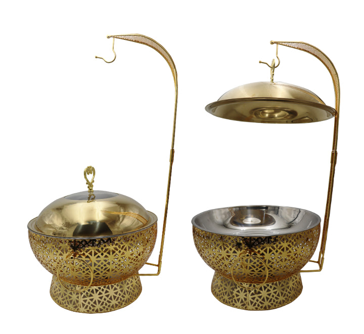 Round Chafing Dish with Hanging Lid