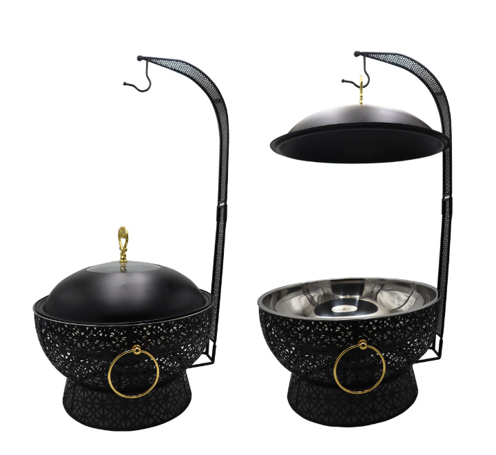 Round Chafing Dish with Hanging Lid
