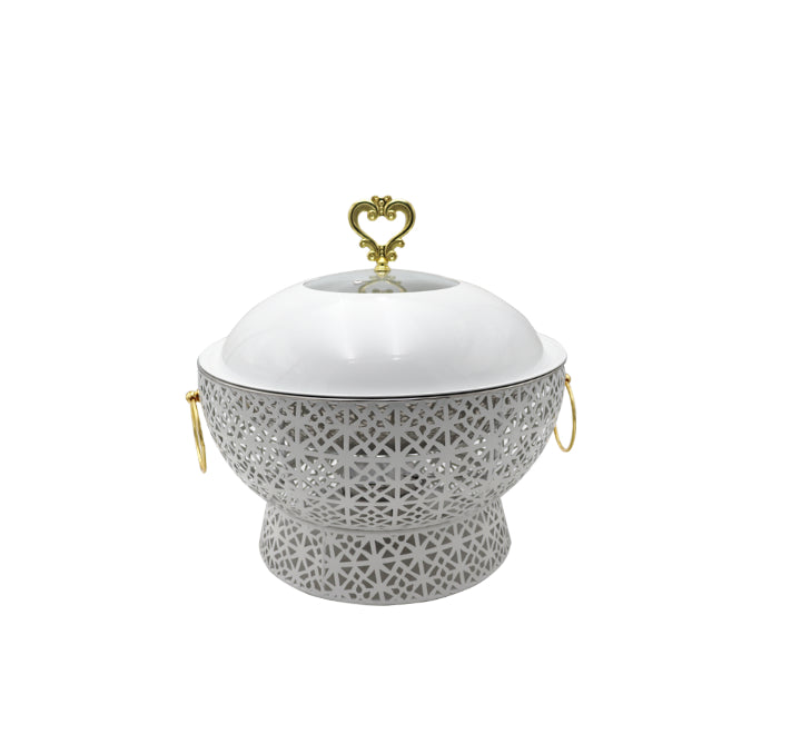 Round Chafing Dish with Hanging Lid