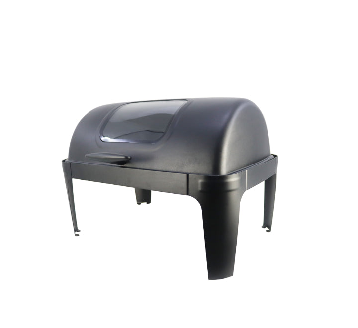 Rectangular Roll Top Chafing Dish with Window