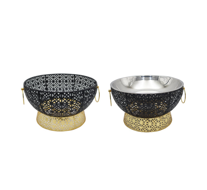 Round Chafing Dish with Hanging Lid