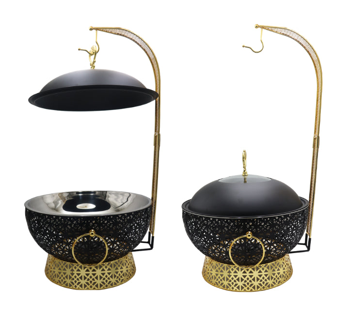 Round Chafing Dish with Hanging Lid