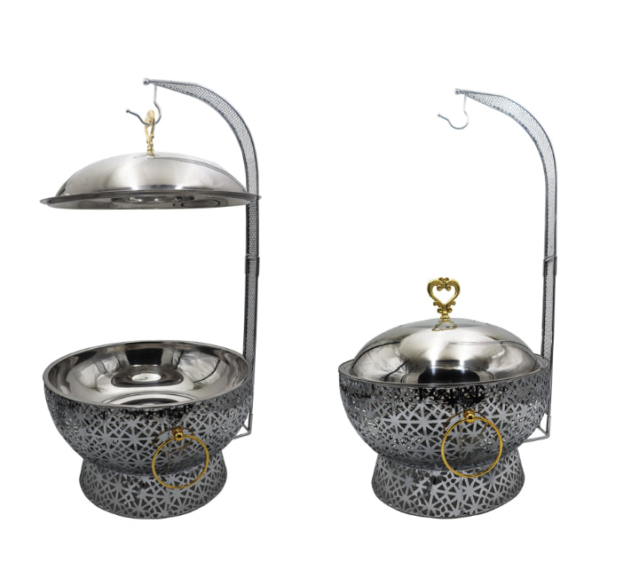 Round Chafing Dish with Hanging Lid