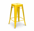 Replica Tolix Bar Chair Without Backrest - Yellow