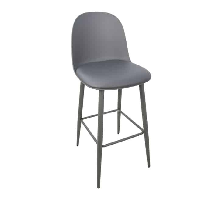Alice Bar Chair - Grey