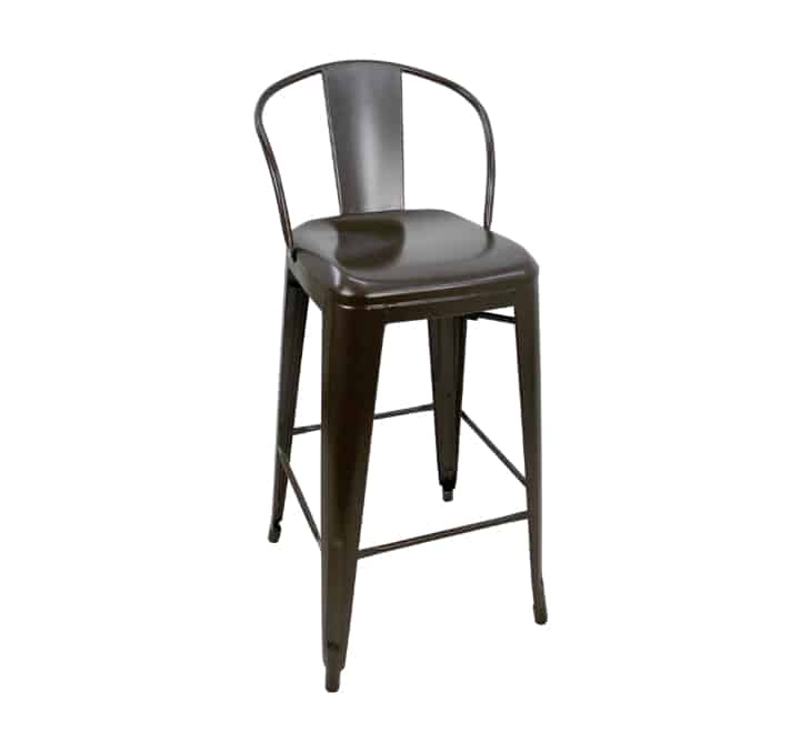 Tolix Bar Chair - Matte Brown
