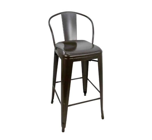 Tolix Bar Chair - Matte Brown
