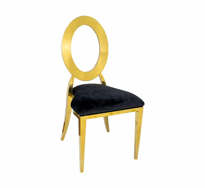 Stackable Gold Eye Chair