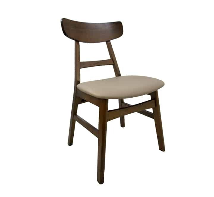 Wooden Dining Chair PU Cushion