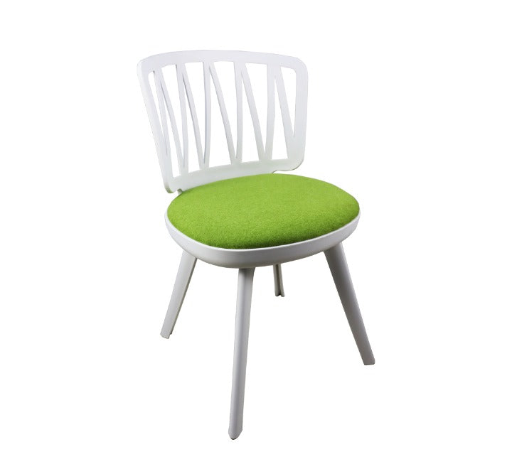 Mandy Cafeteria Plastic Chair with Cushion