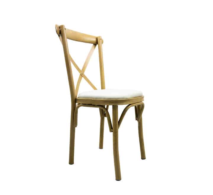 Crossback Metal Chair