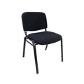 Stackable Banquet Chair Black Fabric
