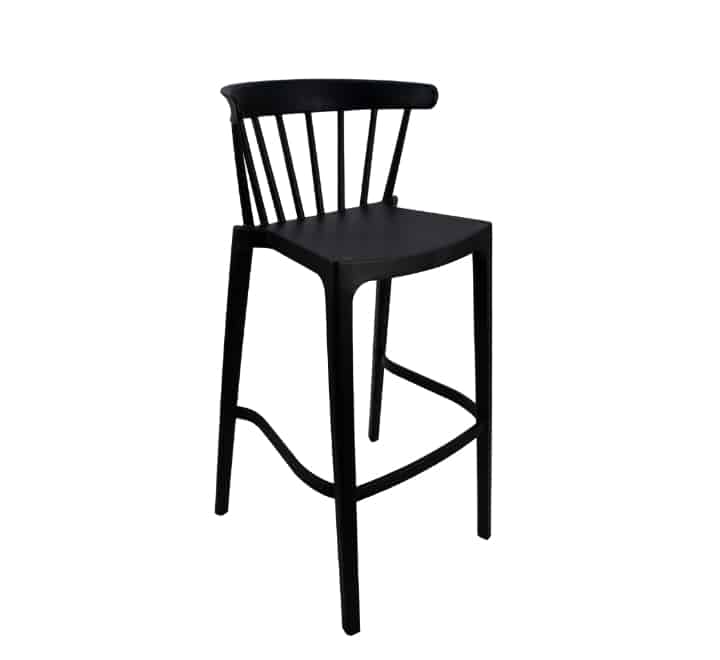 Windsor Bar Chair - Black