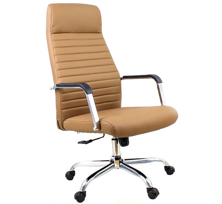 Highback Swivel Chair Beige