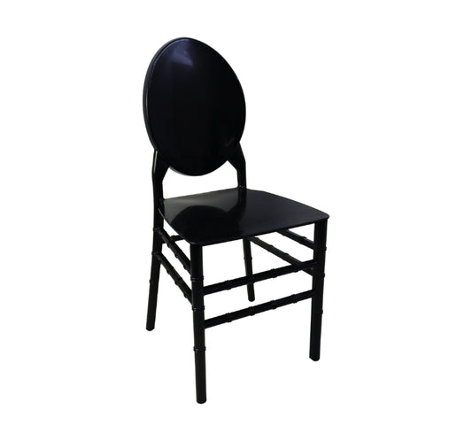 Oval Back Resin Chair