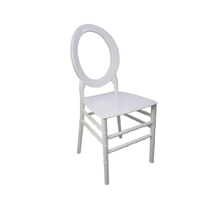 O Back Resin Chair