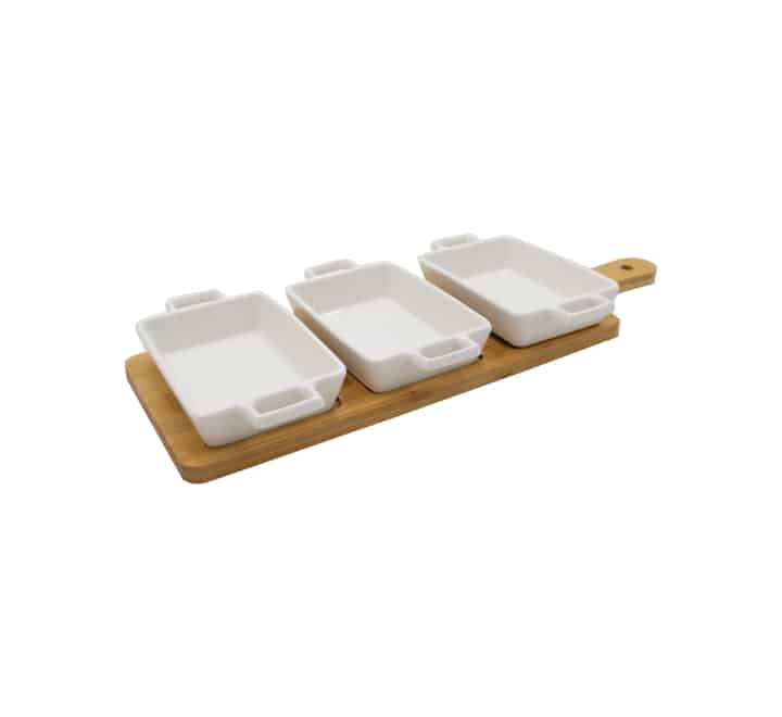 3pc Snack Serving Set