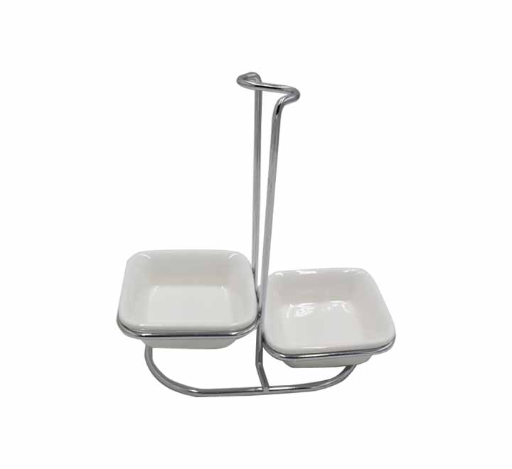 Double Spoon Rest Square