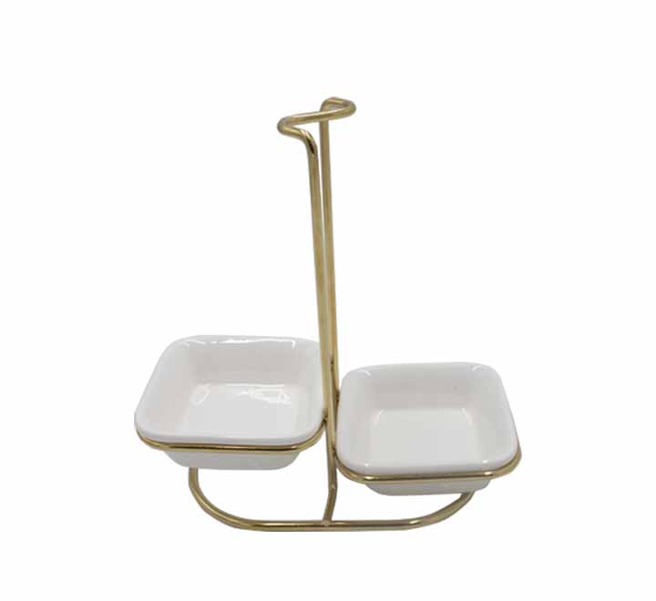 Double Spoon Rest Square