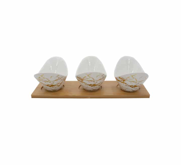 3pc Snack Serving Bowl Set